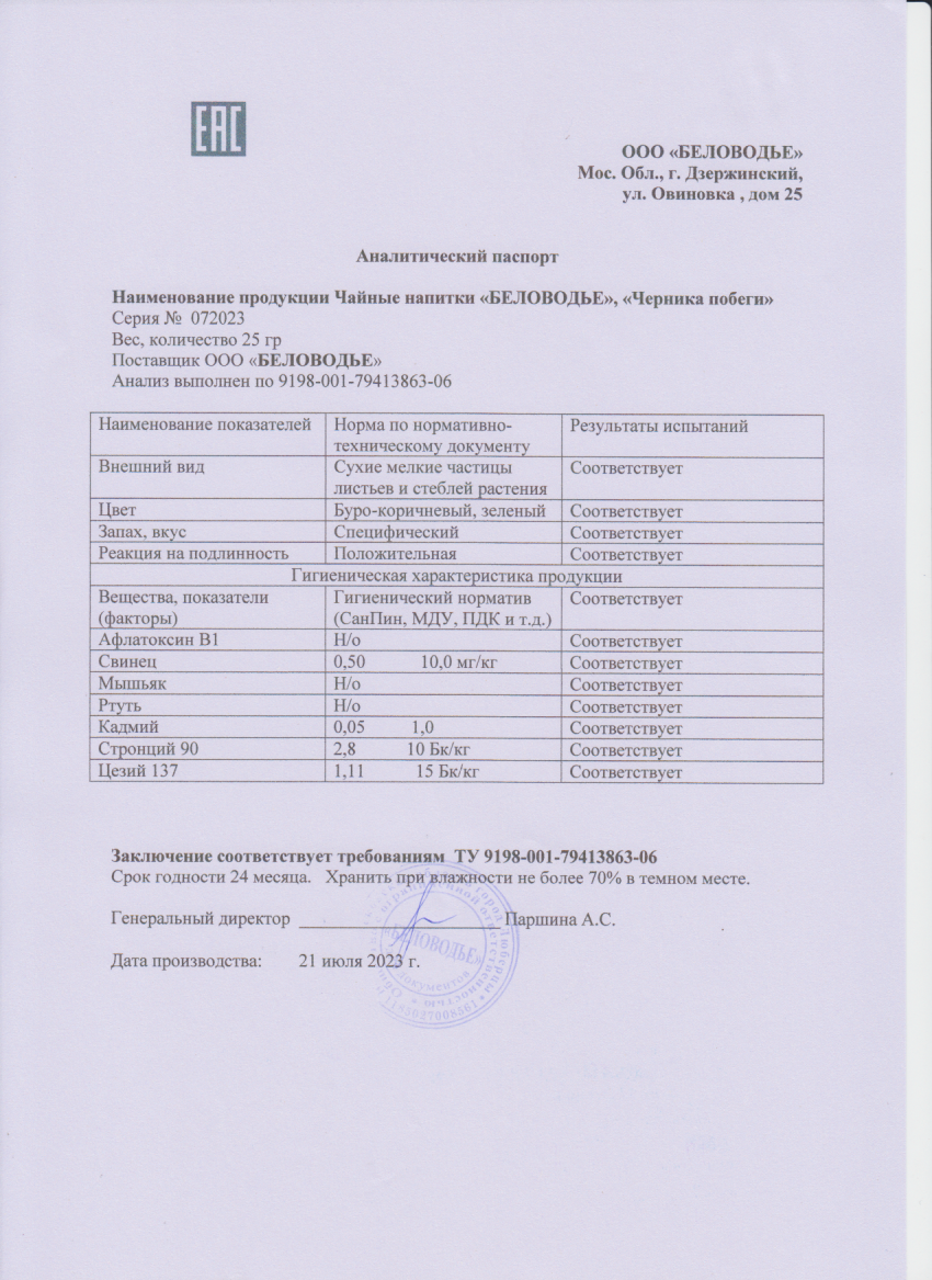 Паспорт №072023